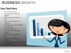 Business growth powerpoint presentation slides db