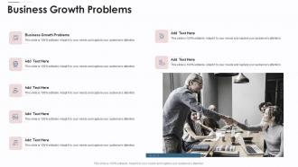Business Growth Problems In Powerpoint And Google Slides Cpb