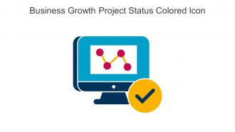 Business Growth Project Status Colored Icon In Powerpoint Pptx Png And Editable Eps Format