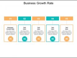Business growth rate ppt powerpoint presentation inspiration cpb