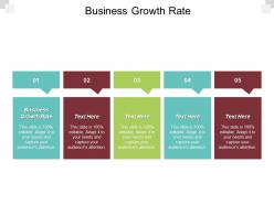 Business growth rate ppt powerpoint presentation portfolio graphics pictures cpb