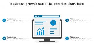 Business Growth Statistics Metrics Chart Icon