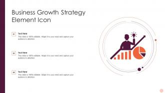 Business Growth Strategy Element Icon