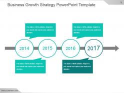 Business growth strategy powerpoint template