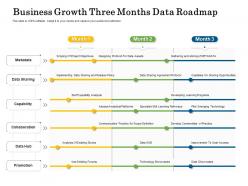Business Growth Three Months Data Roadmap
