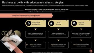 Business Growth With Price Penetration Strategic Plan For Company Growth Strategy SS V