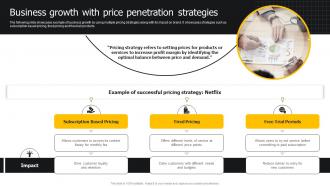 Business Growth With Price Penetration Strategies Developing Strategies For Business Growth
