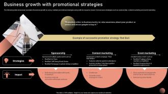 Business Growth With Promotional Strategic Plan For Company Growth Strategy SS V