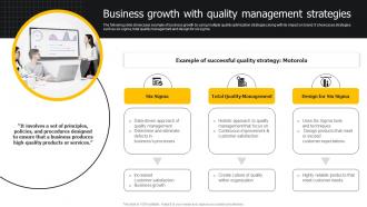 Business Growth With Quality Management Strategies Developing Strategies For Business Growth