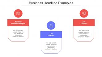 Business Headline Examples Ppt Powerpoint Presentation Layouts Designs Download Cpb