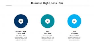 Business high loans risk ppt powerpoint presentation icon graphic images cpb