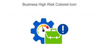 Business High Risk Colored Icon In Powerpoint Pptx Png And Editable Eps Format