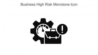 Business High Risk Monotone Icon In Powerpoint Pptx Png And Editable Eps Format