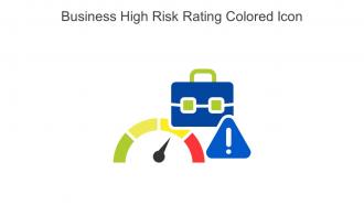 Business High Risk Rating Colored Icon In Powerpoint Pptx Png And Editable Eps Format