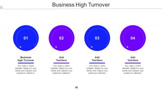 Business High Turnover Ppt Powerpoint Presentation Inspiration Styles Cpb