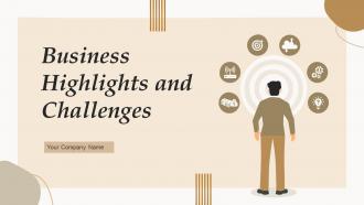 Business Highlights And Challenges Powerpoint Ppt Template Bundles