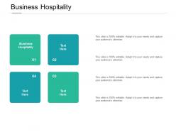 Business hospitality ppt powerpoint presentation model topics cpb