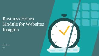 Business Hours Module For Websites Insights PPT Structure AT