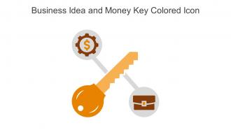 Business Idea And Money Key Colored Icon In Powerpoint Pptx Png And Editable Eps Format