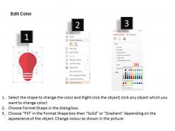 22883042 style variety 3 idea-bulb 4 piece powerpoint presentation diagram infographic slide