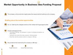 Business idea funding proposal powerpoint presentation slides