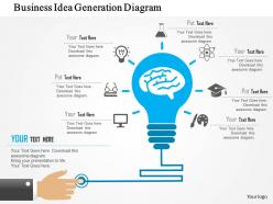 Business Idea Generation Diagram Flat Powerpoint Design