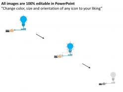 Business idea generation diagram flat powerpoint design