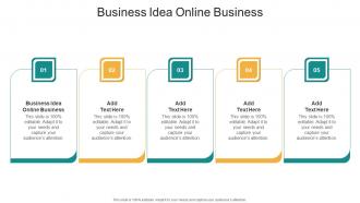 Business Idea Online Business In Powerpoint And Google Slides Cpb