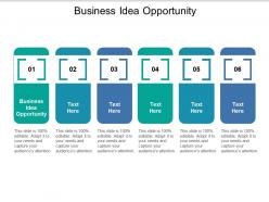 Business idea opportunity ppt powerpoint presentation outline visual aids cpb