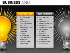 Business idea powerpoint presentation slides db