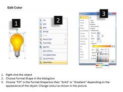 90932336 style variety 3 idea-bulb 1 piece powerpoint presentation diagram infographic slide