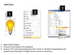 96334107 style variety 3 idea-bulb 1 piece powerpoint presentation diagram infographic slide