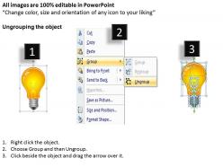 50873624 style variety 3 idea-bulb 1 piece powerpoint presentation diagram infographic slide