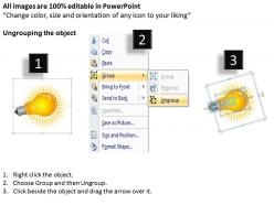 42626381 style variety 3 idea-bulb 1 piece powerpoint presentation diagram infographic slide