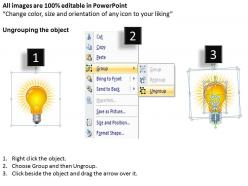 60993241 style variety 3 idea-bulb 1 piece powerpoint presentation diagram infographic slide