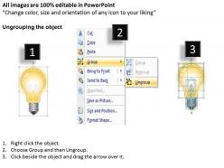 54350696 style variety 3 idea-bulb 1 piece powerpoint presentation diagram infographic slide