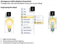 58802955 style variety 3 idea-bulb 1 piece powerpoint presentation diagram infographic slide