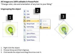 58735275 style variety 3 idea-bulb 1 piece powerpoint presentation diagram infographic slide