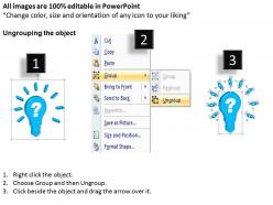 88797110 style variety 3 idea-bulb 1 piece powerpoint presentation diagram infographic slide
