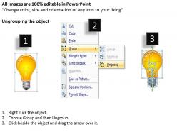 98017576 style variety 3 idea-bulb 1 piece powerpoint presentation diagram infographic slide