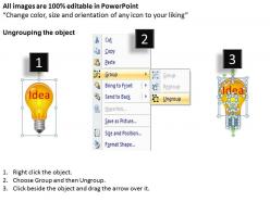 92216299 style variety 3 idea-bulb 1 piece powerpoint presentation diagram infographic slide