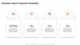Business Idea Proposal Template In Powerpoint And Google Slides Cpb