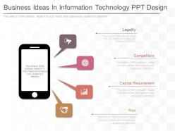 Business ideas in information technology ppt design