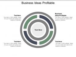 Business ideas profitable ppt powerpoint presentation file show cpb