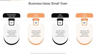 Business Ideas Small Town In Powerpoint And Google Slides Cpb