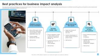 Business Impact Analysis Powerpoint Ppt Template Bundles Unique Graphical