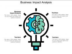Business impact analysis ppt powerpoint presentation outline visuals cpb