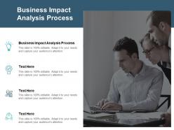 Business impact analysis process ppt powerpoint presentation slides portrait cpb