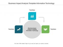 Business impact analysis template information technology ppt powerpoint presentation cpb