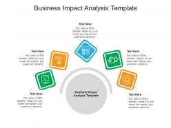 Business impact analysis template ppt powerpoint presentation icon file formats cpb